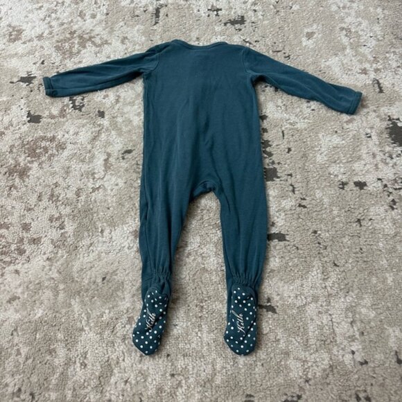 Kith Baby Blue Footie Size 6-12 Months - Picture 2 of 3